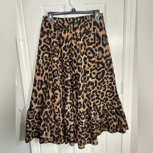Cheetah Print Skirt